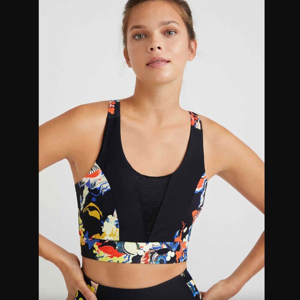 Desigual by C. Lacroix Sport Bra Brandy